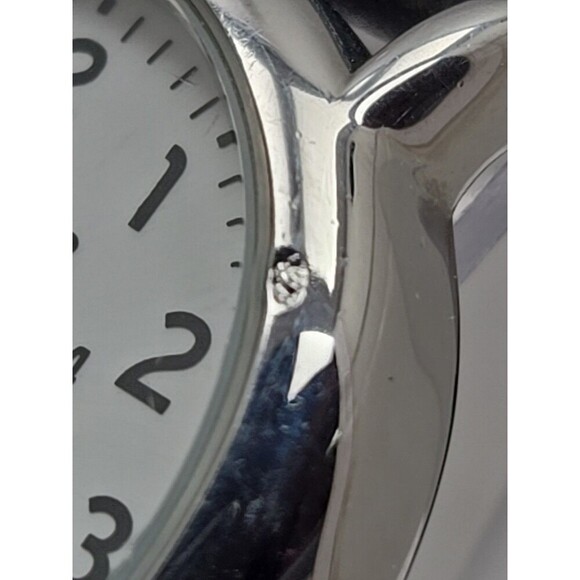 Timex Weekender Indiglo 31mm White Dial Black Leather 24 Hour Quartz New Battery - Picture 5 of 14